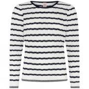 Klieke Gestreepte Pullover Trui Skovhuus , White , Dames