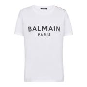 T-shirt Balmain , White , Dames