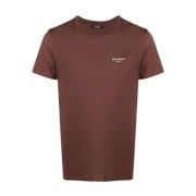 T-Shirts Balmain , Brown , Heren