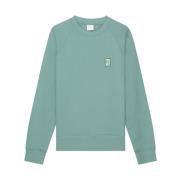 Luxe Salie Groene Sweatshirt Filling Pieces , Green , Heren