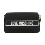 Zwarte Tas Love Moschino , Black , Dames