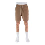 Casual Shorts Covert , Brown , Heren