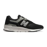 Leren en Mesh Sneakers - Lifestyle Model New Balance , Black , Heren