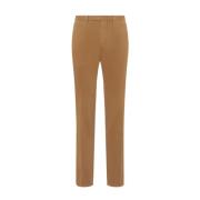 Beige Stretch Katoenen Chino Broek Boglioli , Beige , Heren