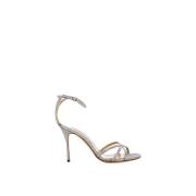 Elegante Godiva Sandalen met Achterband Sergio Rossi , Gray , Dames