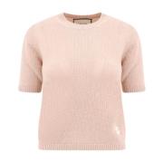 Cashmere GG Logo Sweater Gucci , Pink , Dames
