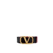 VLogo Signature Riem Valentino , Black , Dames