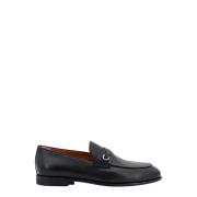 Iconische Leren Loafer Salvatore Ferragamo , Black , Heren