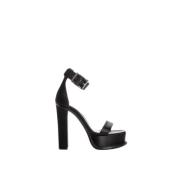 Crystal Shard Plateau Sandalen Alexander McQueen , Black , Dames