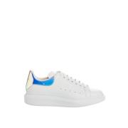 Klassieke witte leren oversized veterschoenen Alexander McQueen , Whit...