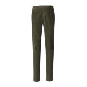 Militair Groene Katoenen en Kasjmier Broek PT Torino , Green , Heren