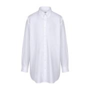 Biologisch Wit Oxford Overhemd Maison Margiela , White , Heren