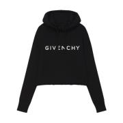 Zwarte hoodie met GIVENCHY-print Givenchy , Black , Dames