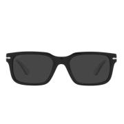 Gedurfde en Verfijnde Zonnebril met Originele Kleuren Persol , Black ,...