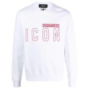 Stijlvolle Sweatshirt Dsquared2 , White , Heren