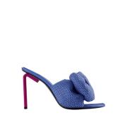 Strass Pop Mules in Blauw/Roze Off White , Blue , Dames