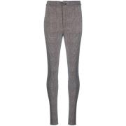 Skinny broek met ruitpatroon Saint Laurent , Black , Dames