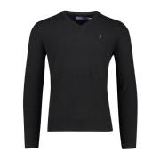 Zwarte Polo Trui Ralph Lauren , Black , Heren