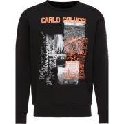 Heren Ciprani Sweatshirt Carlo Colucci , Black , Heren