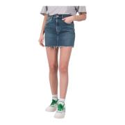 Moderne Denim Mini Rok Citizens of Humanity , Blue , Dames