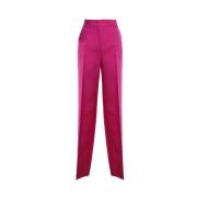 Roze Slim Flare Broek Valentino Garavani , Pink , Dames