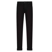 Slim Fit Broek Emporio Armani , Black , Heren