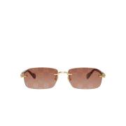 Vierkante metalen zonnebril met degradé lens Gucci , Multicolor , Unis...