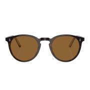 Unisex OMalley Sun Zonnebril Oliver Peoples , Brown , Unisex