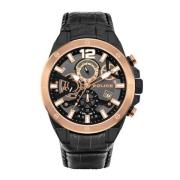 Stijlvolle Rose Gold Multi-Functionele Horloge Police , Yellow , Heren