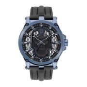 Modieuze Blauwe Analoge Horloge met Pin Gesp Sluiting Police , Blue , ...