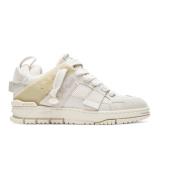 Gebied Patchwork Sneaker Axel Arigato , Beige , Dames