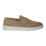 Taupe Slip-on Moccasins Blackstone , Beige , Heren