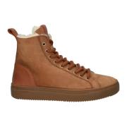Rust Sneaker High Top Blackstone , Brown , Dames