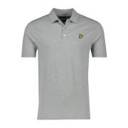 Grijze poloshirt met korte mouwen Lyle & Scott , Gray , Heren