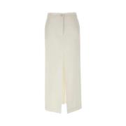 Witte Sheath Rok met Splitten Remain Birger Christensen , White , Dame...