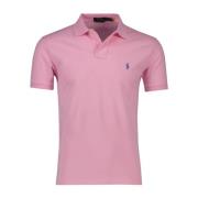 Roze Polo Shirt met Korte Mouw Ralph Lauren , Pink , Heren