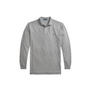 Grijze Polo Met Lange Mouwen Ralph Lauren , Gray , Heren