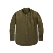 Groen Casual Linnen Overhemd Ralph Lauren , Green , Heren