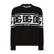 Crew Neck Sweater Dolce & Gabbana , Black , Heren