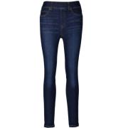 Flatterende Skinny Jeans met Elastische Tailleband Spanx , Blue , Dame...