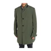 Olijfgroene Casual Jas met Lange Mouwen Strellson , Green , Heren