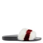 Pre-owned Fur sandals Givenchy Pre-owned , Red , Dames