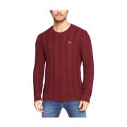 Round-neck Knitwear Tommy Jeans , Red , Heren