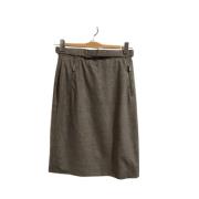 Pre-owned Wool bottoms Celine Vintage , Gray , Dames