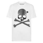 Stijlvolle T-Shirt voor Heren Philipp Plein , White , Heren