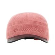 Tweekleurige wollen baseballpet Jil Sander , Pink , Dames