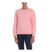 Roze Logo Sweater Love Moschino , Pink , Dames