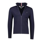 Donkerblauwe Vest met Rits Tommy Hilfiger , Blue , Heren