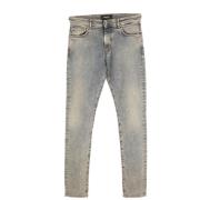Slim-Fit Jeans met Soft-Stretch-Denim Represent , Blue , Heren