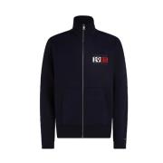 Donkerblauwe Vest met Rits Tommy Hilfiger , Blue , Heren